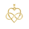 Infinity with Heart Charm (32 x 29mm)