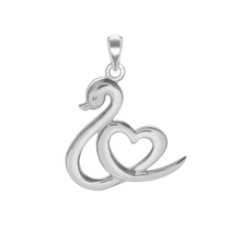 Load image into Gallery viewer, Swan Charm (22 x 24mm)
