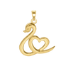 Swan Charm (22 x 24mm)