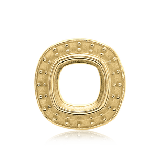 ITI NYC Cushion Halo Pendant Slider in 14K Gold (5.00 x 5.00 mm - 11.00 x 11.00 mm)