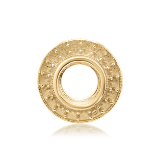 ITI NYC Round Halo Pendant Slider in 14K Gold (4.00 mm - 12.00 mm)
