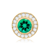 ITI NYC Round Halo Pendant Slider in 14K Gold (4.00 mm - 12.00 mm)