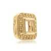 ITI NYC Square Halo Slide Pendant in 14K Gold (4.00 mm - 10.00 mm)