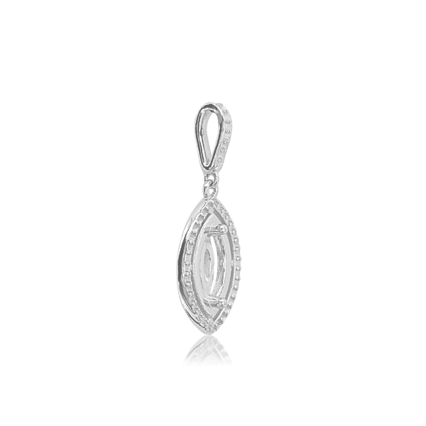 ITI NYC Marquise Cluster Pendant in 14K Gold (6.00 x 3.00 mm - 12.00 x 6.00 mm)