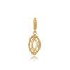 ITI NYC Marquise Cluster Pendant in 14K Gold (6.00 x 3.50 mm - 12.00 x 6.00 mm)