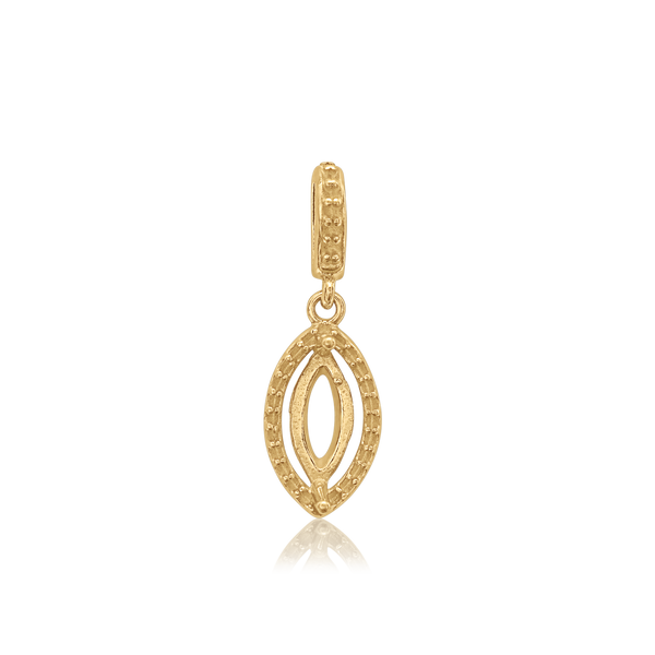 ITI NYC Marquise Cluster Pendant in 14K Gold (6.00 x 3.50 mm - 12.00 x 6.00 mm)