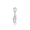 ITI NYC Marquise Cluster Pendant in Sterling Silver (6.00 x 3.50 mm - 12.00 x 6.00 mm)