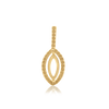 ITI NYC Marquise Cluster Pendant in 14K Gold (8.00 x 4.00 mm - 12.00 x 6.00 mm)
