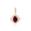 ITI NYC Oval Cluster Pendant in 14K Gold (6.00 x 4.00 mm - 11.00 x 9.00 mm)