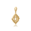 ITI NYC Oval Cluster Pendant in 14K Gold (6.00 x 4.00 mm - 11.00 x 9.00 mm)