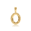ITI NYC Oval Fancy Pendant in 14K Gold (6.00 x 4.00 mm - 12.00 x 10.00 mm)