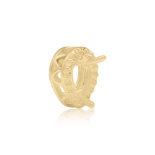 Load image into Gallery viewer, ITI NYC Pear Shape Three Prong Double Halo Pendant in 14K Gold (6.00 x 4.00 mm - 12.00 x 8.00 mm)
