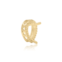 Load image into Gallery viewer, ITI NYC Pear Shape Three Prong Double Halo Pendant in 14K Gold (6.00 x 4.00 mm - 12.00 x 8.00 mm)
