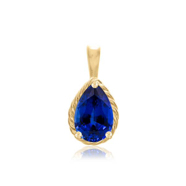 ITI NYC Pear Shape Fancy Pendant in 14K Gold (6.00 x 4.00 mm - 12.00 x 8.00 mm)