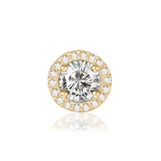 ITI NYC Round Four Prong Double Halo in 14K Gold (3.00 mm - 12.20 mm)