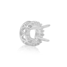 Load image into Gallery viewer, ITI NYC Round Four Prong Double Halo in 14K Gold (3.00 mm - 12.20 mm)
