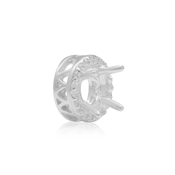 ITI NYC Round Four Prong Double Halo in 14K Gold (3.00 mm - 12.20 mm)