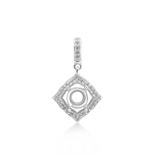 ITI NYC Round Pendant in Sterling Silver (5.20 mm - 8.00 mm)