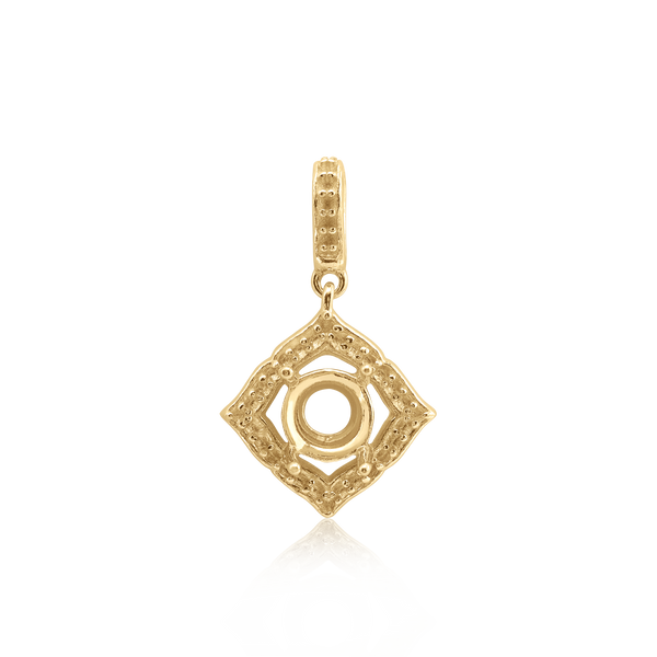ITI NYC Round Pendant in 14K Gold (5.20 mm - 8.00 mm)