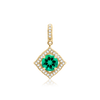 ITI NYC Round Pendant in 14K Gold (5.20 mm - 8.00 mm)