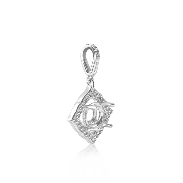 ITI NYC Round Pendant in Sterling Silver (5.20 mm - 8.00 mm)