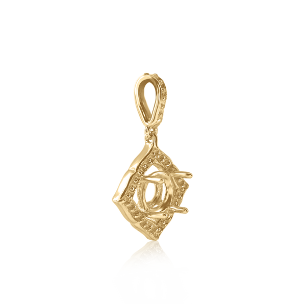 ITI NYC Round Pendant in 14K Gold (5.20 mm - 8.00 mm)