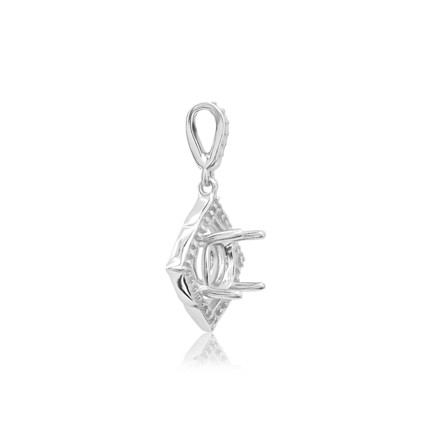 ITI NYC Round Pendant in Sterling Silver (5.20 mm - 8.00 mm)