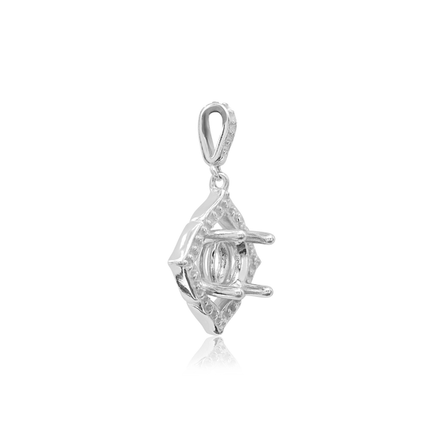 ITI NYC Round Pendant in Sterling Silver (5.20 mm - 8.00 mm)
