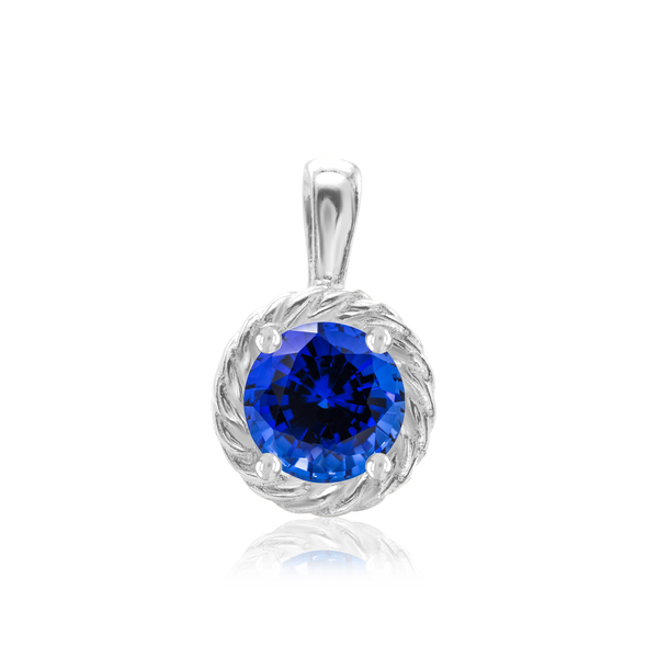 ITI NYC Round Rope Pendant in Sterling Silver (4.00 mm - 10.00 mm)