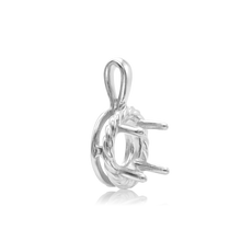 Load image into Gallery viewer, ITI NYC Round Rope Pendant in 14K Gold (4.00 mm - 12.00 mm)
