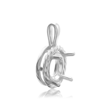 Load image into Gallery viewer, ITI NYC Round Rope Pendant in 14K Gold (4.00 mm - 12.00 mm)
