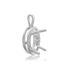 Load image into Gallery viewer, ITI NYC Round Rope Pendant in 14K Gold (4.00 mm - 12.00 mm)
