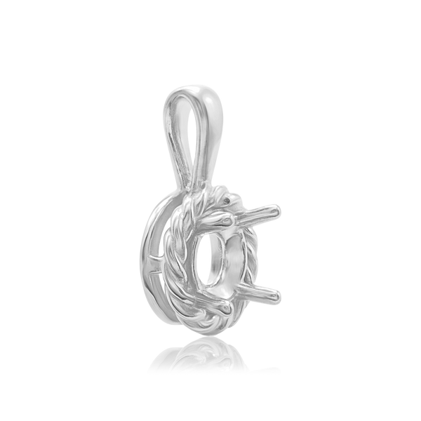 ITI NYC Round Rope Pendant in 14K Gold (4.00 mm - 12.00 mm)