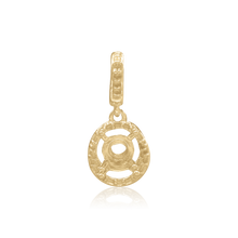 Load image into Gallery viewer, ITI NYC Round Four Prong Halo Pendant in 14K Gold (4.00 mm - 12.00 mm)
