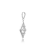 ITI NYC Square Cluster Fancy Pendant in Sterling Silver (4.00 mm - 10.00 mm)