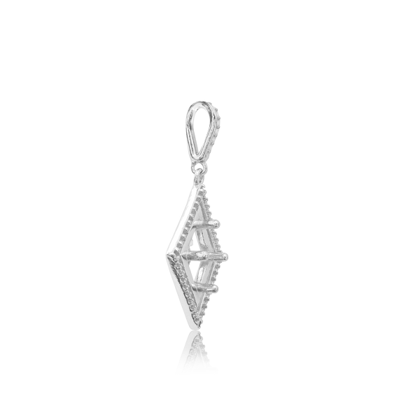 ITI NYC Square Cluster Fancy Pendant in 14K Gold (4.00 mm - 10.00 mm)