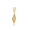 ITI NYC Square Cluster Fancy Pendant in 14K Gold (4.00 mm - 10.00 mm)