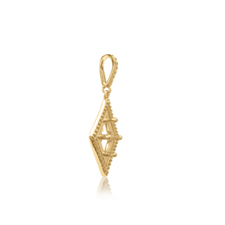 ITI NYC Square Cluster Fancy Pendant in 14K Gold (4.00 mm - 10.00 mm)