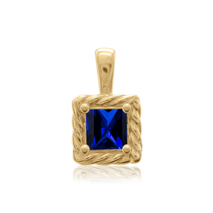 ITI NYC Square Fancy Pendant in 14K Gold (4.00 mm - 10.00 mm)