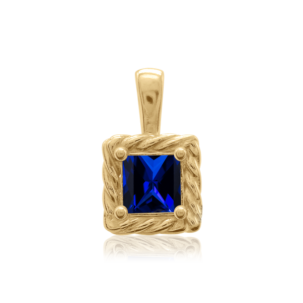 ITI NYC Square Fancy Pendant in 14K Gold (4.00 mm - 10.00 mm)