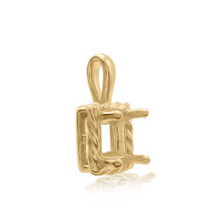 ITI NYC Square Fancy Pendant in 14K Gold (4.00 mm - 10.00 mm)