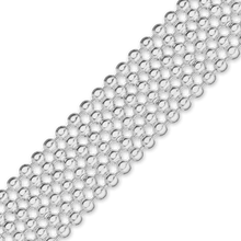 Load image into Gallery viewer, Bulk / Spooled Multi-Row Bead Chain in Sterling Silver (6.00 mm - 9.00 mm)
