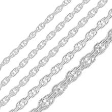 Load image into Gallery viewer, Bulk / Spooled Machine Rope Chain in Sterling Silver (1.60 mm - 3.50 mm)
