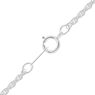 Manhattan Rope Chain Necklace in Sterling Silver