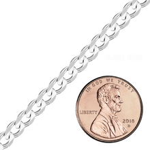 Load image into Gallery viewer, Bulk / Spooled Classic Curb Chain in Sterling Silver (0.90 mm - 10.30 mm)
