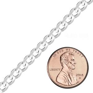 Bulk / Spooled Classic Curb Chain in Sterling Silver (0.90 mm - 10.30 mm)