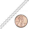 Bulk / Spooled Classic Curb Chain in Sterling Silver (1.00 mm - 11.00 mm)