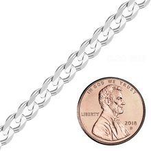 Load image into Gallery viewer, Bulk / Spooled Classic Curb Chain in Sterling Silver (0.90 mm - 10.30 mm)
