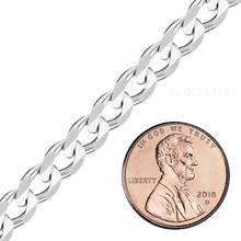 Load image into Gallery viewer, Bulk / Spooled Classic Curb Chain in Sterling Silver (1.00 mm - 11.00 mm)
