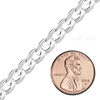 Bulk / Spooled Classic Curb Chain in Sterling Silver (1.00 mm - 11.00 mm)
